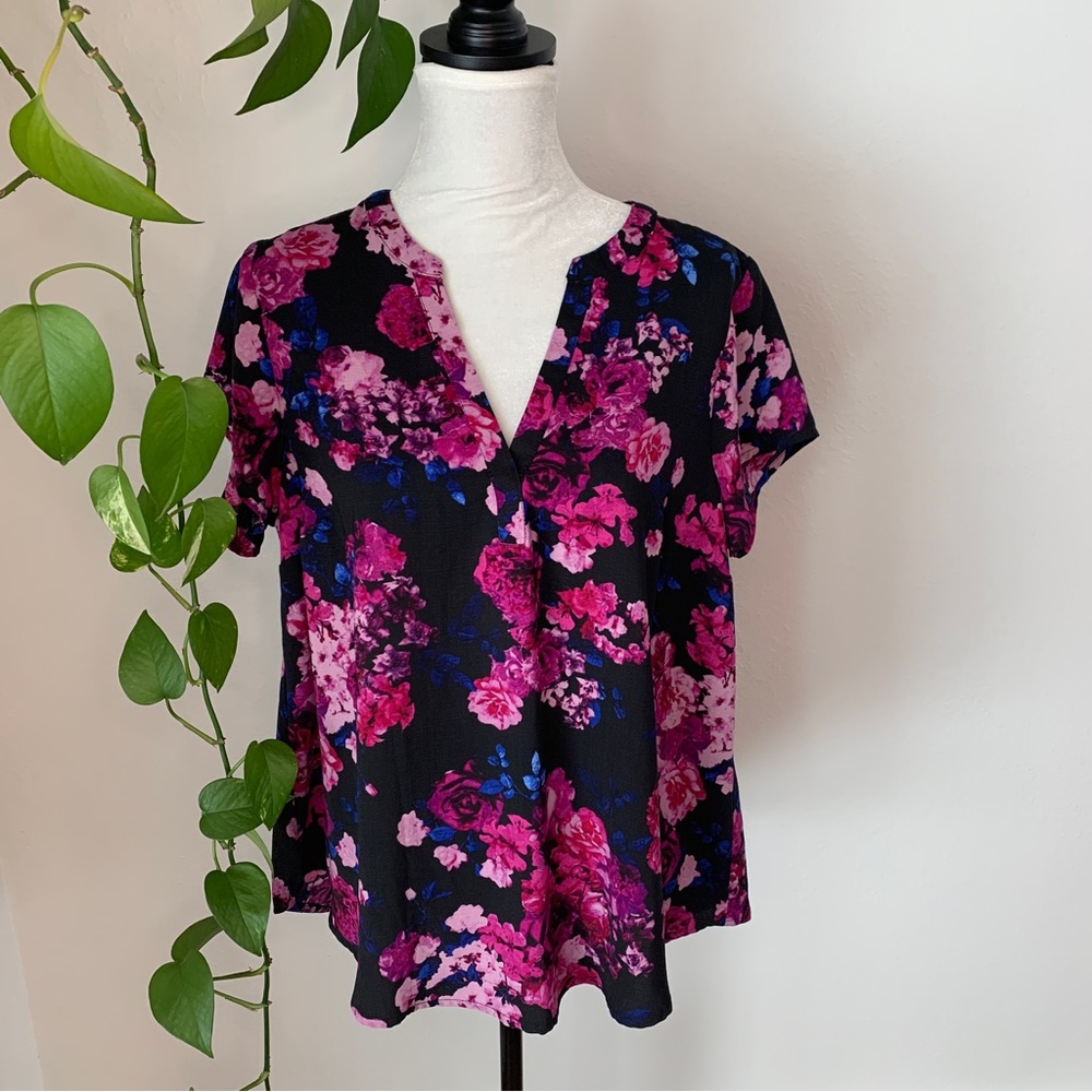 NWT Torrid Gauze Split Front Pullover Top